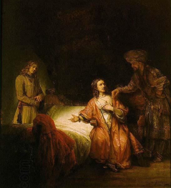 REMBRANDT Harmenszoon van Rijn Joseph Accused by Potiphar's Wife.